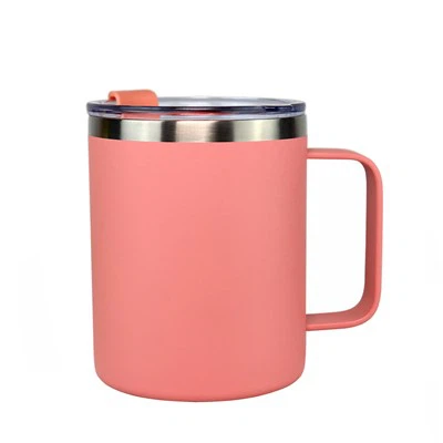 Doppelwandkaffeetasse aus Edelstahl aus Edelstahl mit Griff